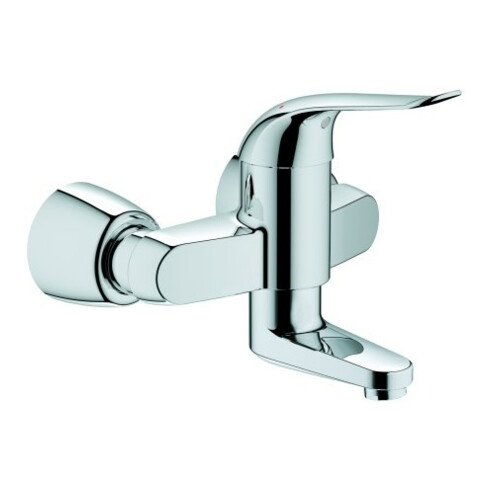 Grohe Mitigeur monocommande lavabo Euroeco Special chromé, bec 17,4 cm, raccords S démontables