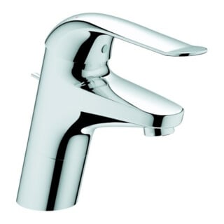 Grohe Mitigeur monocommande lavabo Euroeco Special chrome, corps lisse, vidage à tige 1 1/4
