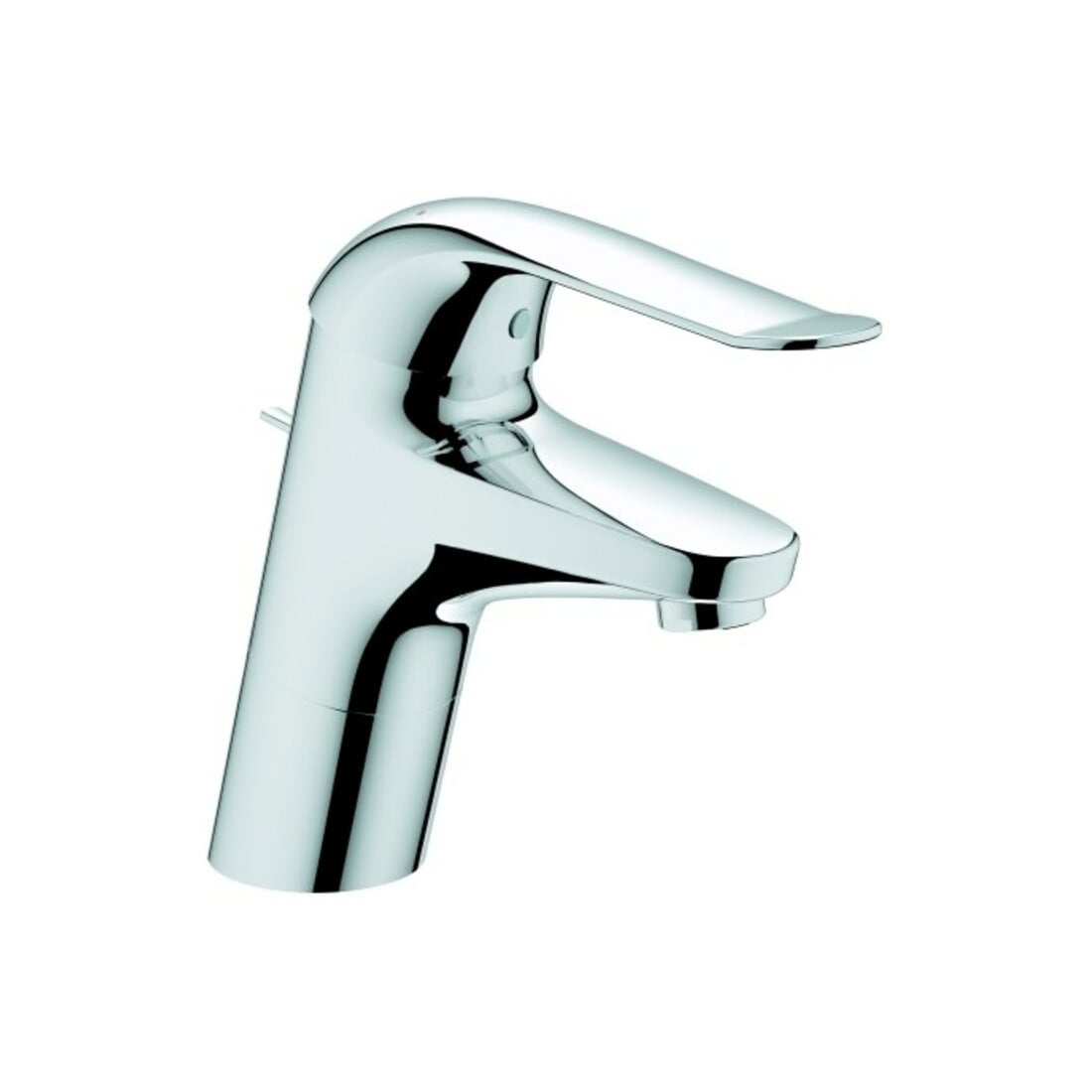 Grohe Mitigeur monocommande lavabo Euroeco Special chrome, corps lisse, vidage à tige 1 1/4