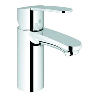 Grohe Mitigeur monocommande lavabo Eurostyle C 1/2", S, avec vidage, limiteur température, chrome, brillant