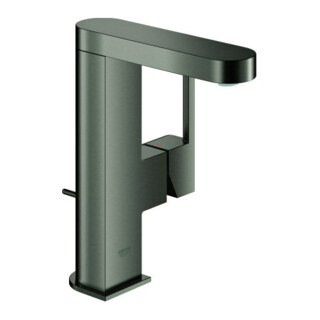 Grohe Mitigeur monocommande lavabo PLUS 1/2", M-Taille, garniture vidage, graphit HD mat