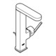 Grohe Mitigeur monocommande lavabo PLUS 1/2", taille L, garniture de vidage, chrome-3