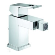 Grohe Mitigeur monocommande pour bidet Eurocube 1/2", avec garniture de vidage, chrome