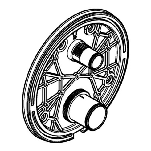 Grohe Montageplatte 49080 für Thermostat-Fertigmontagesets chrom