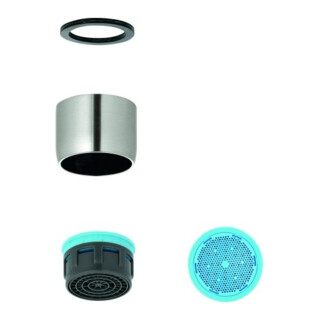 Grohe Mousseur 13928 Classe de débit A 15 l/min 3 bar Anticalcaire M22x1 supersteel