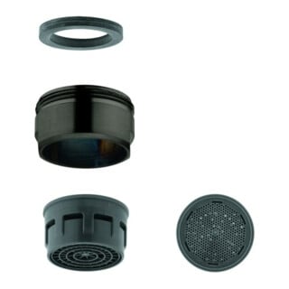 Grohe Mousseur 13952 M24x1 hard graphite gebürstet