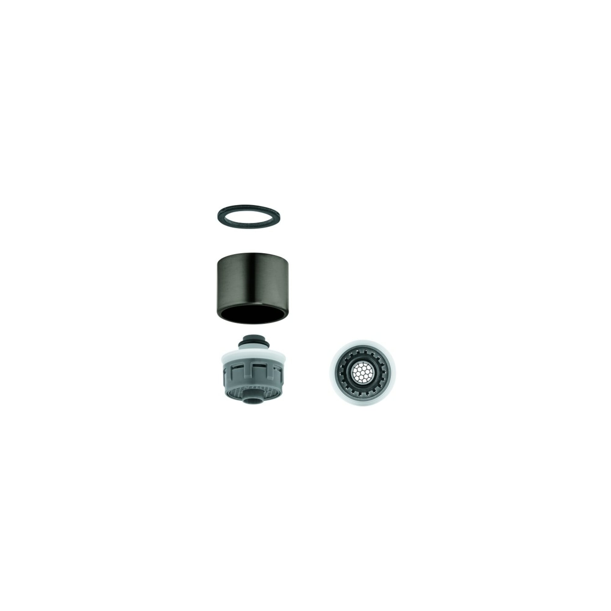 Grohe Mousseur 48194 hard graphite gebürstet