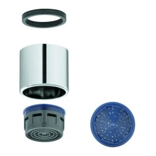Grohe Mousseur filetage intérieur M 22 x 1, classe de débit B, chrome