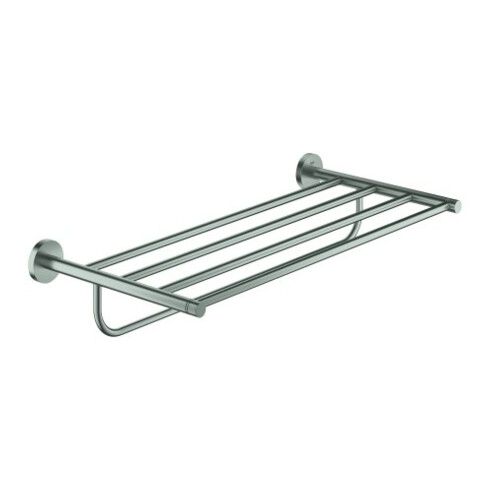 Grohe Multi-Badetuchhalter Essentials 55cm, verdeckte Befestigung, supersteel