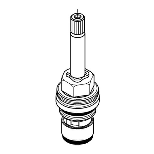 Grohe Oberteil 1/2", Keramik rechts