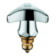 Grohe Oberteil 11003 mit Trecorn Griff Markierung blau 3/8" chrom-1