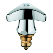 Grohe Oberteil 11003 mit Trecorn Griff Markierung blau 3/8" chrom