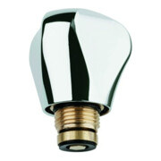 Grohe Oberteil 11086 mit Treflor Griff Markierung blau/rot 1/2" chrom