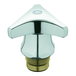 Grohe Oberteil 11104 mit Trecorn Griff Markierung blau 3/4" chrom