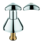 Grohe Oberteil 11330 für UP-Ventile Trecorn Griff Markierung blau 1/2" chrom