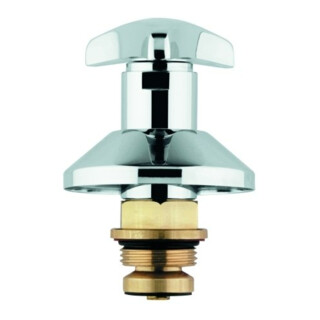 Grohe Oberteil 11508 für UP-Ventile 1" Trecorn Griff Markierung rot chrom