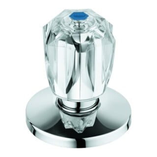 Grohe Oberteil 11541 1/2" für UP-Ventile Brillant Griff Markierung blau chrom