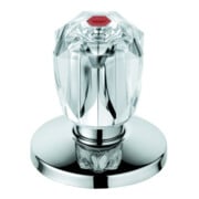 Grohe Oberteil 11542 1/2" für UP-Ventile Brillant Griff Markierung rot chrom