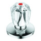 Grohe Oberteil 11545 3/4" für UP-Ventile Brillant Griff Markierung rot chrom-1