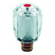 Grohe Oberteil 45956 mit Brillant Griff Markierung rot 1/2" chrom