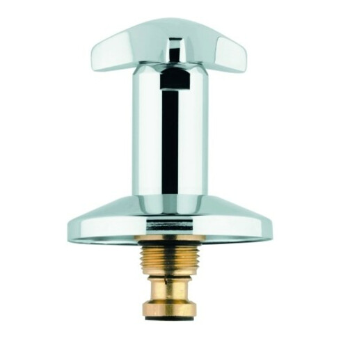 Grohe Oberteil 11501 für UP-Ventile Trecorn Griff Markierung blau 1/2" chrom