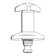 Grohe Oberteil DN 15, Trecorn-Griff 1/2", Markierung blau chrom-4