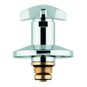 Grohe Oberteil 11504 für UP-Ventile Trecorn Griff Markierung blau 3/4" chrom