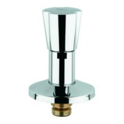 Grohe Corps supérieur 11514 DN20 pour vannes encastrées Poignée triangulaire bleu/rouge 3/4" chromé