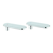 Grohe Paire de poignées 48305 marquage bleu/rouge pour Veris chrome-1