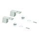 Grohe Paire de poignées 48321 pour Eurocube mitigeur lavabo 3 trous bleu/rouge supersteel-1