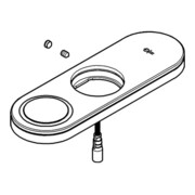 Grohe Panneau de commande 45989 noir velours-3
