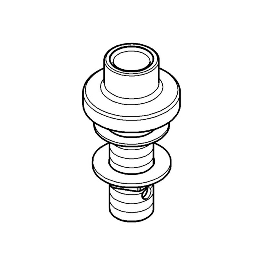 Grohe Passage de tuyau 27186 chrome PG 09