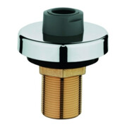 Grohe Passage de tuyau 46487 pour combinaison baignoire 3 trous HB chrome/gris foncé