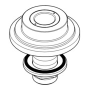 Grohe Passe-câble 47668 pour combinaison de baignoire HB Atrio 3/4 trous chrome-3