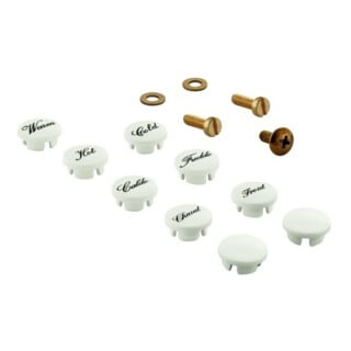 Grohe Plaque de marquage 45305 pour poignée croisée Sinfonia chrome
