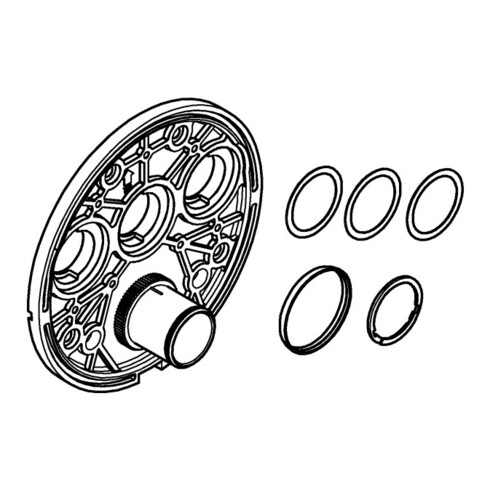 Grohe Plaque de montage 48362 pour SmartControl encastré