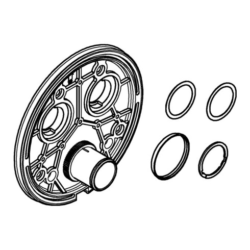 Grohe Plaque de montage 48363 pour SmartControl encastré