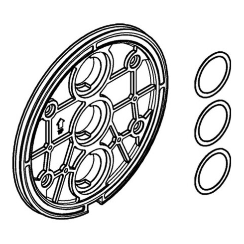 Grohe Plaque de montage 48365 pour SmartControl