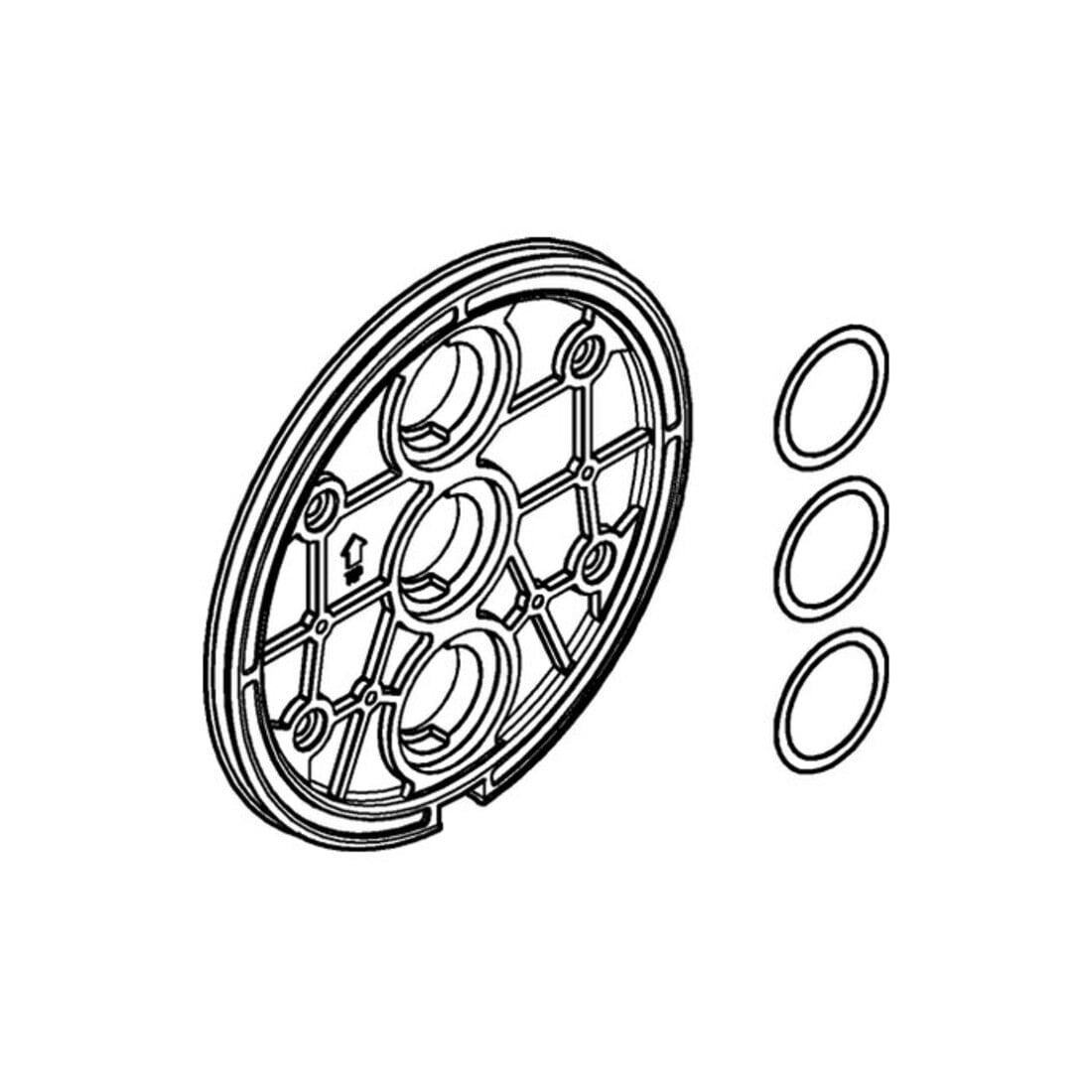 Grohe Plaque de montage 48365 pour SmartControl