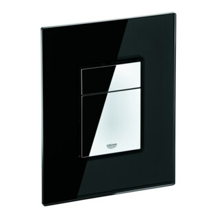 Grohe Plaque de recouvrement 42369 avec bouton-poussoir noir velours