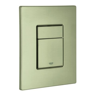 Grohe Plaque de recouvrement 42371 avec bouton-poussoir nickel brossé