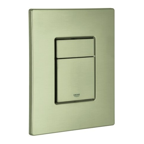 Grohe Plaque de recouvrement 42371 avec bouton-poussoir nickel brossé