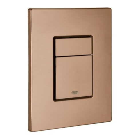 Grohe Plaque de recouvrement 42371 avec bouton-poussoir Warm Sunset brossé