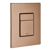 Grohe Plaque de recouvrement 42371 avec bouton-poussoir Warm Sunset brossé