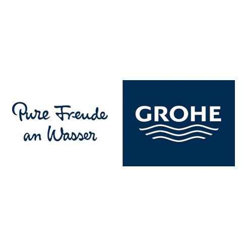 Grohe Plaque de recouvrement 42375 avec bouton-poussoir chrome