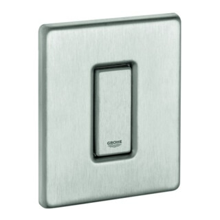 Grohe Plaque de recouvrement 42377 avec bouton-poussoir acier inoxydable