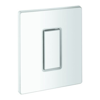 Grohe Plaque de recouvrement 42377 avec bouton-poussoir blanc alpin
