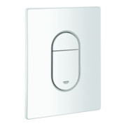 Grohe Plaque de recouvrement 42378 avec bouton-poussoir blanc alpin