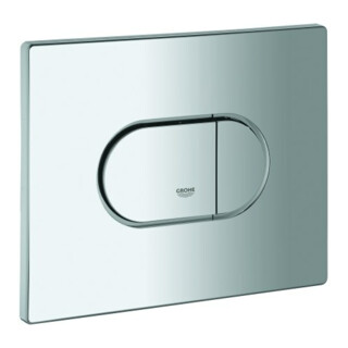 Grohe Plaque de recouvrement 42379 avec bouton-poussoir chrome