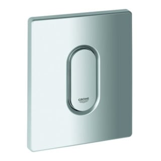 Grohe Plaque de recouvrement 42380 avec bouton-poussoir chrome mat